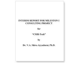 2009 Interim Report for Milestone 1 Consulting Project for CISR-Tech by V. A. Shiva Ayyadurai, Part 1